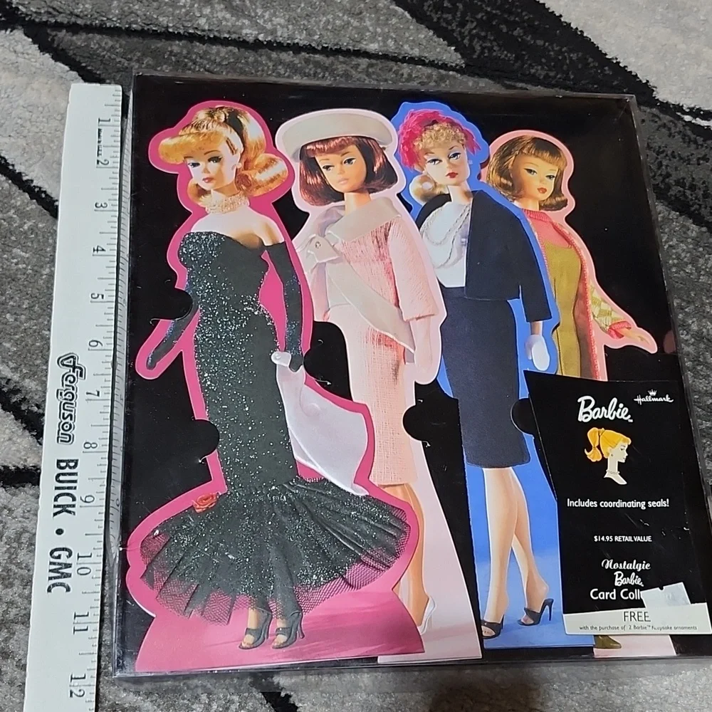 BARBIE NOSTALGIC CARD COLLECTION 2003 BY MATTEL & HALLMARK SET-OF-4